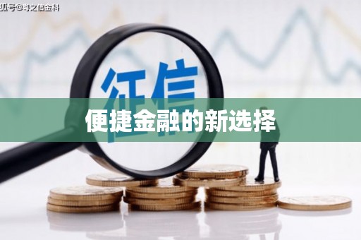 麻涌便捷金融的新选择