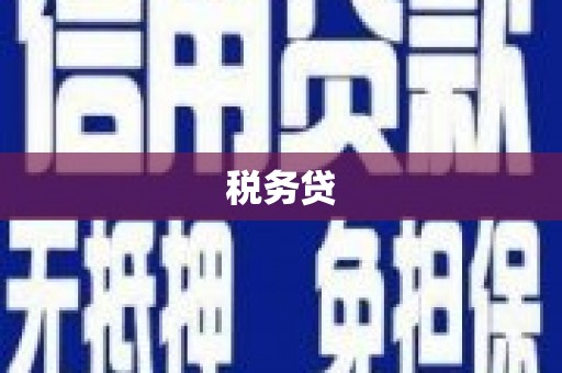 麻涌税务贷