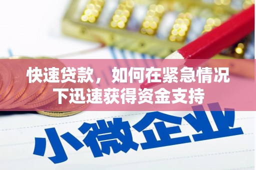 麻涌快速贷款，如何在紧急情况下迅速获得资金支持