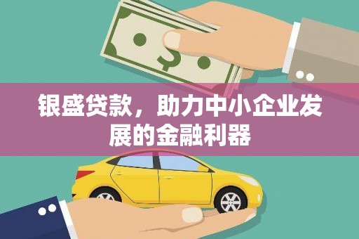 麻涌银盛贷款，助力中小企业发展的金融利器