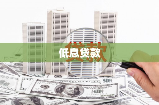 麻涌低息贷款